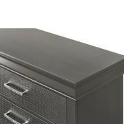 Arya - Gray Full Bed, Dresser, Mirror, Nightstand - B320-FDMN