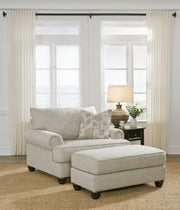 Asanti Chair and Ottoman in Fog - PKG012988