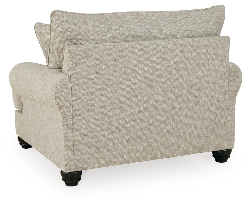 Asanti Chair and Ottoman in Fog - PKG012988