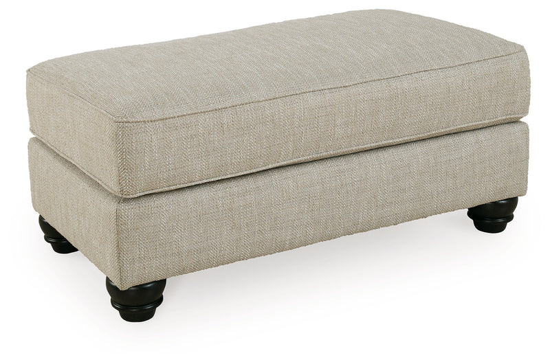 Asanti Chair and Ottoman in Fog - PKG012988