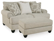 Asanti Fog Loveseat and Ottoman - 13201U5
