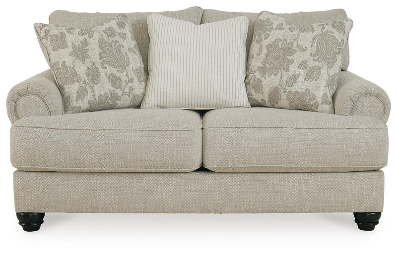 Asanti Fog Loveseat and Ottoman - 13201U5