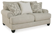 Asanti Fog Loveseat and Ottoman - 13201U5