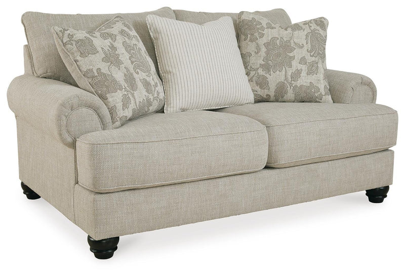 Asanti Fog Loveseat and Ottoman - 13201U5