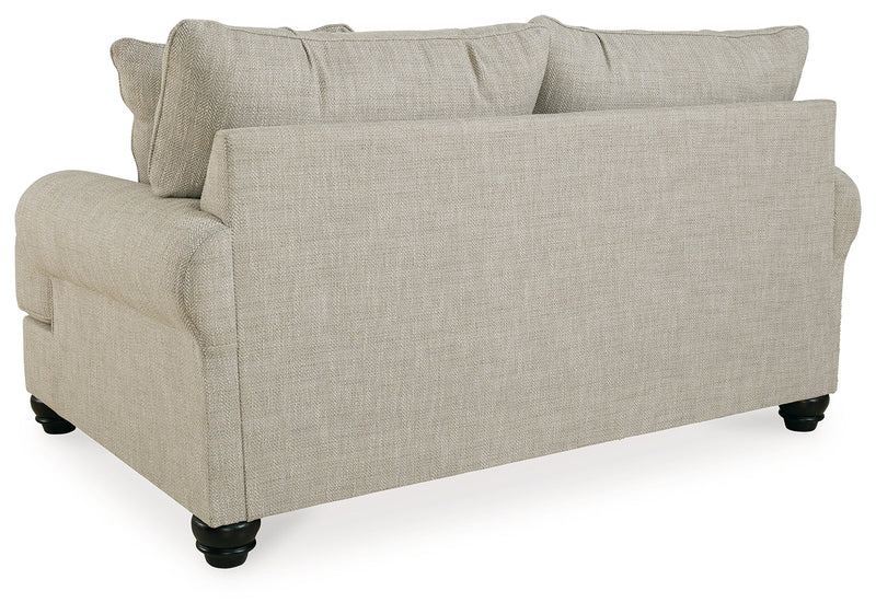 Asanti Sofa and Loveseat in Fog - PKG012989