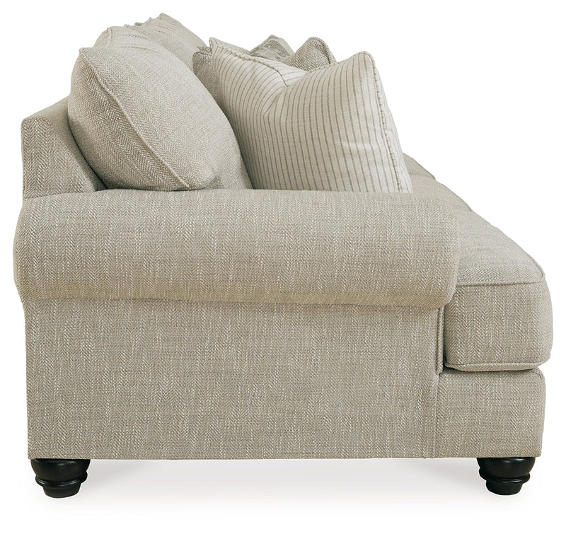 Asanti Sofa and Loveseat in Fog - PKG012989