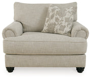 Asanti Sofa, Loveseat, Chair and Ottoman in Fog - PKG012990