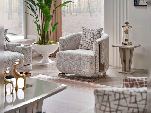 Asel Chair in Cream - 200-SAN-ASE-CRE-B