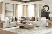 Ashbourne Estate Snowstone 5-Piece Sectional - PC66004S17