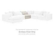 Ashbourne Estate Snowstone Armless Chair - PC6600446
