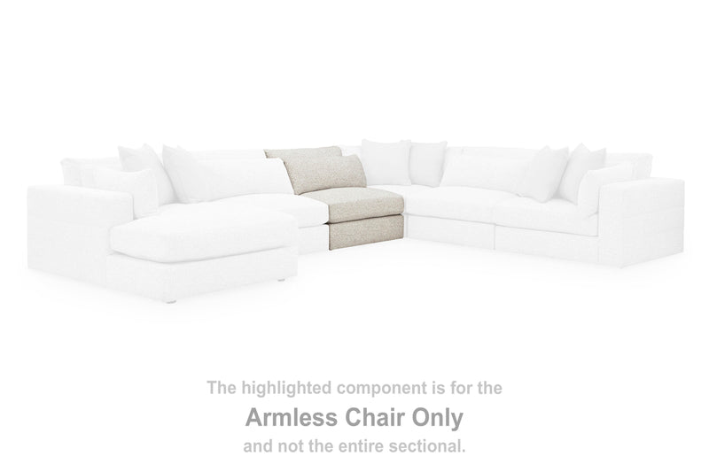 Ashbourne Estate Snowstone Armless Chair - PC6600446