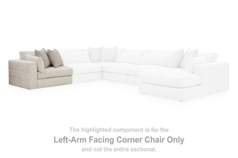 Ashbourne Estate Snowstone Left-Arm Facing Corner Chair - PC6600464