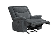 Ashbrook - Charcoal Manual Glider Recliner - L623-R