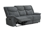 Ashbrook - Charcoal Manual Recliner Sofa - L623-S