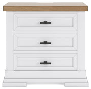 Ashbryn White/Natural Panel Storage Bedroom Set - Gate FurnitureBedroom Set