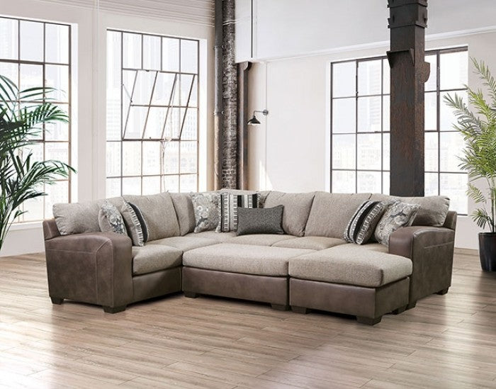 Ashenweald Brown/Light Brown Sectional - SM5404-SECT