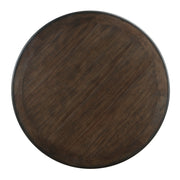 Asher Black/Brown Round 5 - Piece Dining Room Set - Gate FurnitureDining Room Set