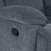 Asheville - Gray Manual Reclining, Storage Console, Cup Holder - L613-SL