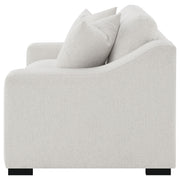 Ashlyn Fabric Upholstered Track Arm Loveseat Sand - 552092