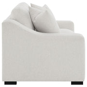 Ashlyn Fabric Upholstered Track Arm Loveseat Sand - 552092