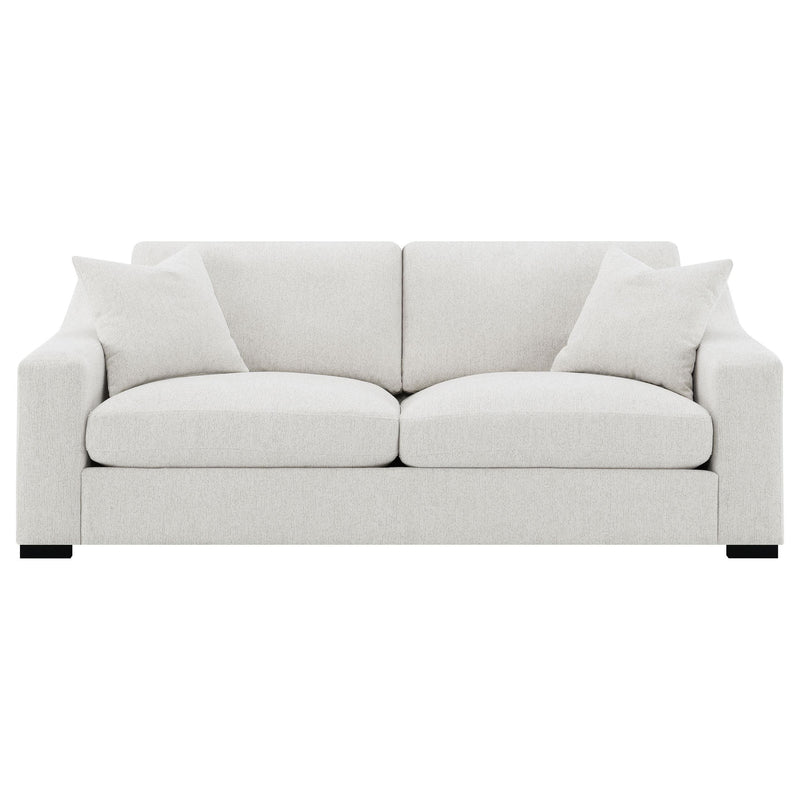 Ashlyn Fabric Upholstered Track Arm Sofa Sand - 552091