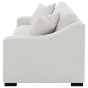 Ashlyn Fabric Upholstered Track Arm Sofa Sand - 552091