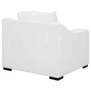 Ashlyn Upholstered Sloped Arm Accent Chair White - 509893