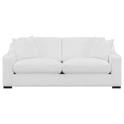 Ashlyn Upholstered Sloped Arm Sofa White - 509891
