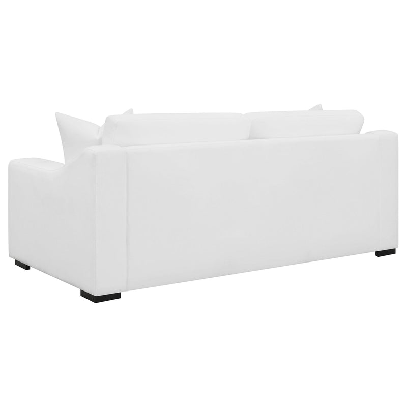 Ashlyn Upholstered Sloped Arm Sofa White - 509891