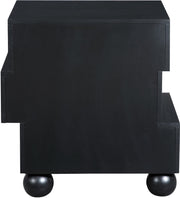 Askew Oak Veneer Nightstand in Black - 327Black-NS
