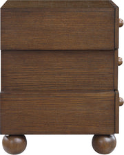 Askew Oak Veneer Nightstand in Brown - 327Brown-NS