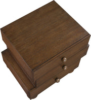 Askew Oak Veneer Nightstand in Brown - 327Brown-NS