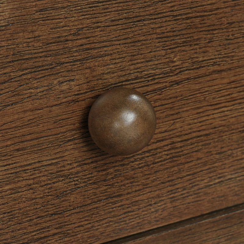 Askew Oak Veneer Nightstand in Brown - 327Brown-NS