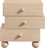 Askew Oak Veneer Nightstand in Natural - 327Natural-NS