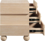 Askew Oak Veneer Nightstand in Natural - 327Natural-NS