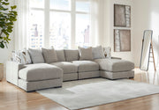 Aslan Court Pebble 4 - Piece Double Chaise Sectional - Gate FurnitureSectional