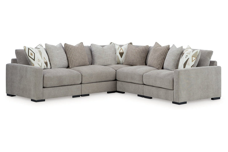 Aslan Court Pebble 5 - Piece Sectional - Gate FurnitureSectional