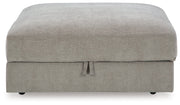 Aslan Court Pebble Ottoman With Storage - Gate Furniture