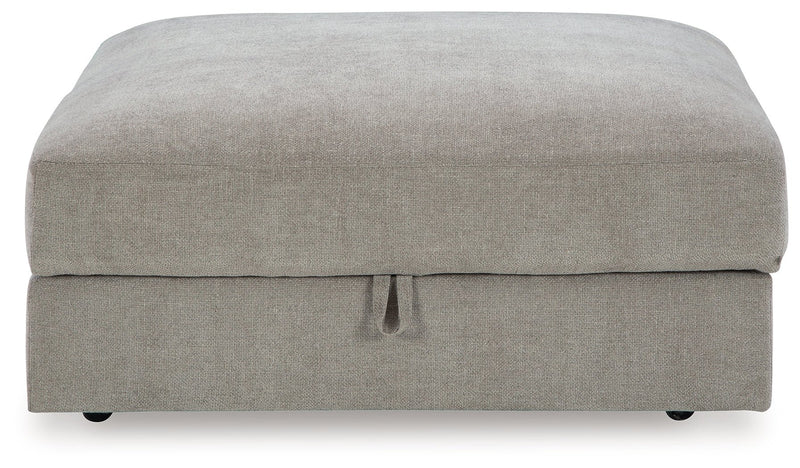 Aslan Court Pebble Ottoman With Storage - Gate Furniture