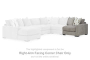Aslan Court Pebble Right-Arm Facing Corner Chair - 2030565