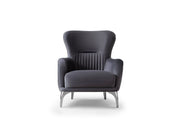 Aspendos 3-pieces (Sofa & Loveseat & Chair) Livingroom Set in Anthracite - 200-ST-ASP-ANKA154-321