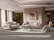 Aspendos 3-pieces (Sofa & Loveseat & Chair) Livingroom Set in Anthracite - 200-ST-ASP-ANKA154-321