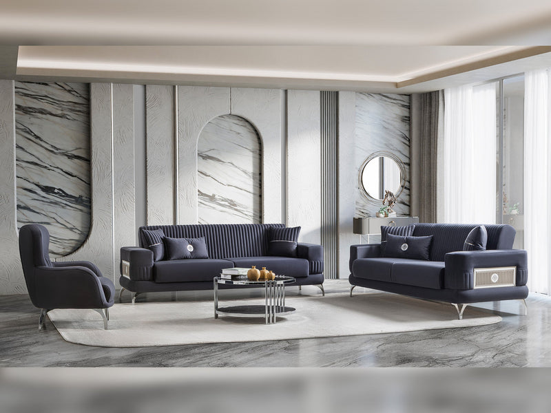 Aspendos 3-pieces (Sofa & Loveseat & Chair) Livingroom Set in Beige - 200-ST-ASP-ANKA529-321