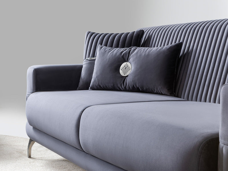 Aspendos Convertible Loveseat in Beige - 200-ST-ASP-ANKA529-2