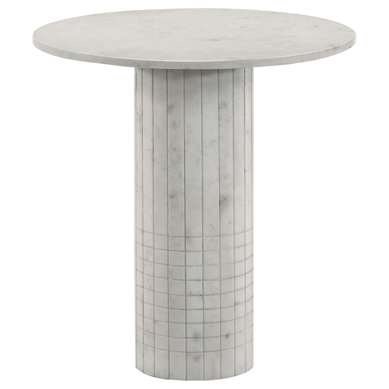 Astoria 3-piece Marble Coffee and End Table Set White - 709668-S3