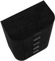 Astrid Solid Wood And Oak Veneer Chest in Black - 818Black-CH