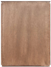 Astrid Solid Wood And Oak Veneer Chest in Brown - 818Brown-CH