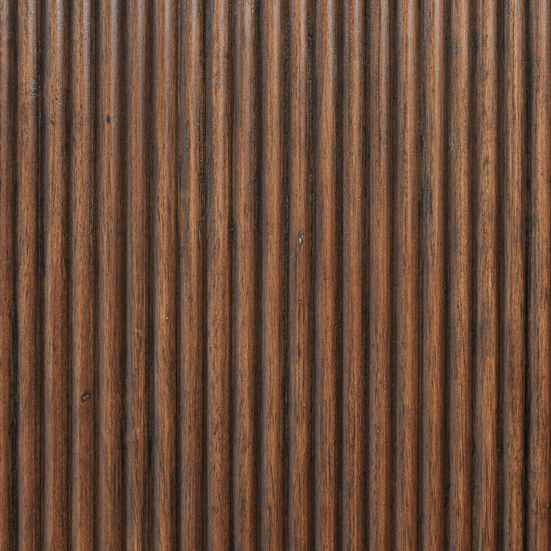 Astrid Solid Wood And Oak Veneer Desk in Brown - 818Brown-Desk