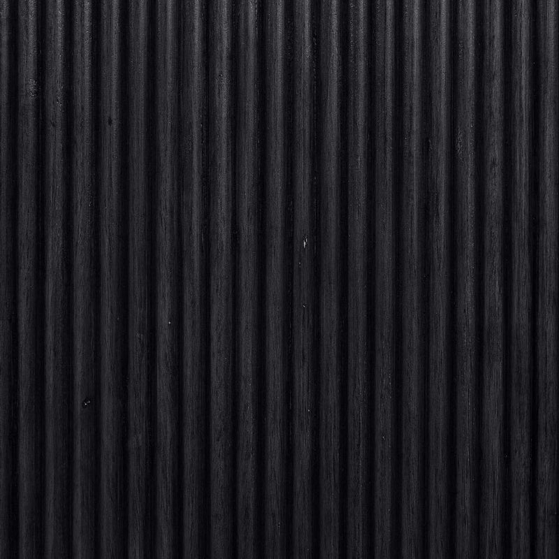 Astrid Solid Wood And Oak Veneer Dresser in Black - 818Black-D