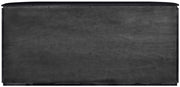 Astrid Solid Wood And Oak Veneer Dresser in Black - 818Black-D
